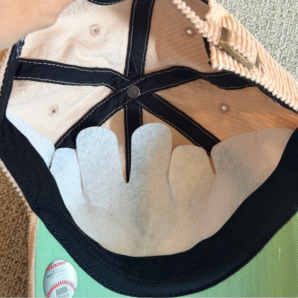 MLB 47 brand Summer Corduroy New York Yankees Cap adjustable - Picture 8 of 10